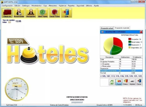 Programa Software Soft Hotel Para Motel, Hotel, Hostal Y Mas