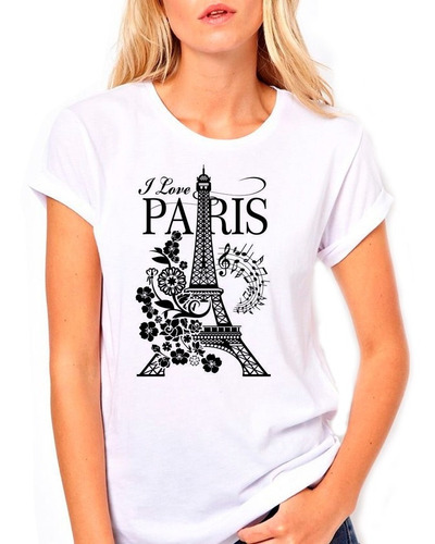 Remera Paris Torre Eiffel V Modelos
