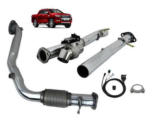Difusor De Escape Ranger 2.2 + Downpipe Dpf 2013 2014 2015