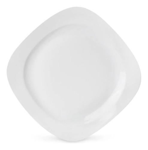 Plato Trinche Cuadrado 29 Cm Porcelana Merkamenaje