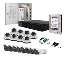 Comprar Kit  16 Camaras + Dvr+ Discoduro+ Accesorios Cctv Jovision