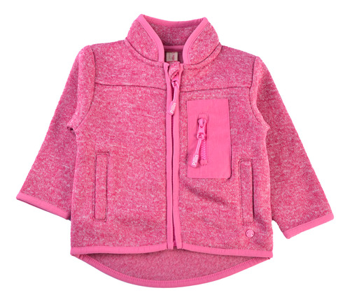 Polera Polar Básico  Bebe Niña Rosado