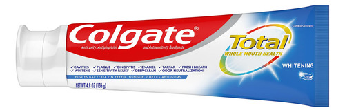 Gel Clareador Colgate Total, Embalagem Com 2 Unidades, 9,170