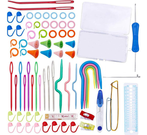 94 Pcs Kit De Accesorios Herramientas De Tejer Costura ...