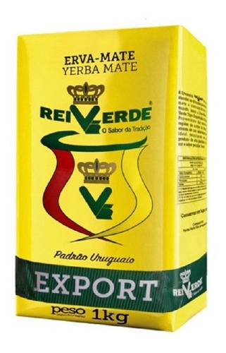 Yerba Mate Rei Verde 1kg Tipo Canarias