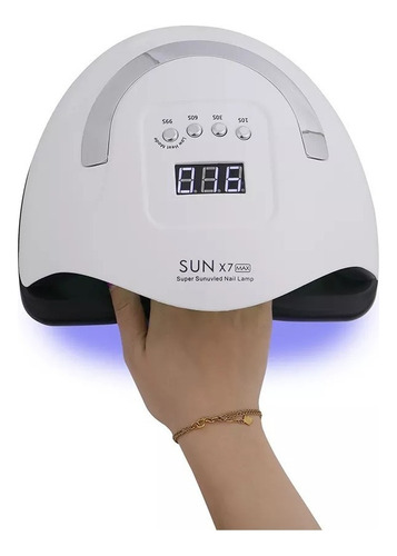 Cabina Sun X7 Max Uv Led Secador Uñas Gelificadas Semi