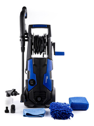 Imagen 6 de 6 de Hidrolavadora eléctrica Gadnic Tools KP2000 negra y azul con 120bar de presión máxima 220V - 50Hz