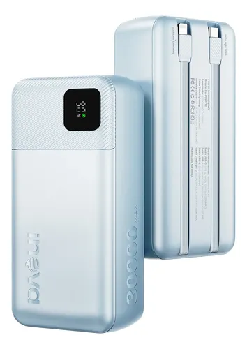 Carregador Portátil Power Bank Turbo Inova 30000mah Pd 22.5w Azul