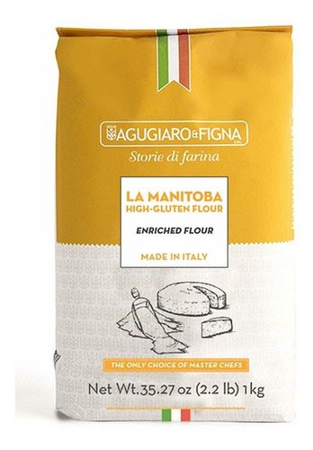 Farinha De Trigo 0 Manitoba Agugiaro & Figna Italiana 1 Kg