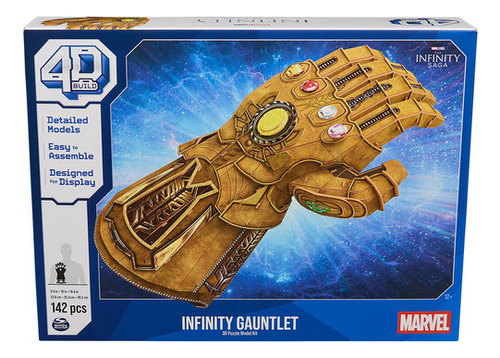 4d Puzzles 29956 - Marvel Guantelete Thanos Gemas Infinito