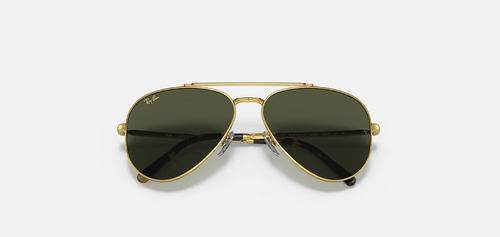Ray-ban New Aviator Rb3625 Pilot . Verde Oscuro Dorado Dorado