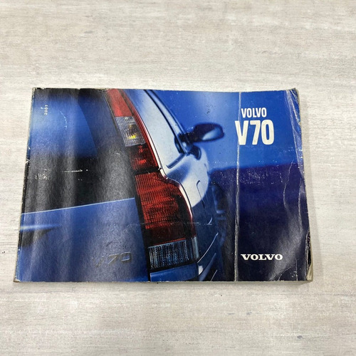 Manual Do Proprietário / Condutor Volvo V70 Original
