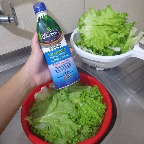 Desinfetante Qualifood Frutas Verduras Legumes 350ml Top