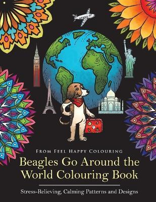 Libro Beagles Go Around The World Colouring Book - Stress...