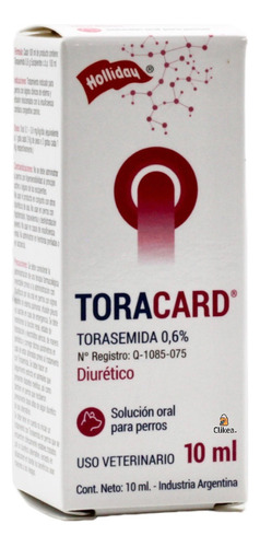 Toracard Holliday 10 Ml Diuretico Para Perro