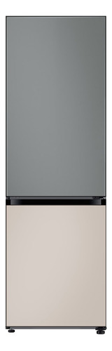 Heladera Samsung Bespoke  328lts Mixed Satin Gray-beige Color Satin Gray/beige