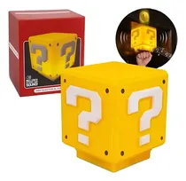 Comprar Lampara Led Mario Bros Con Sonido Color Amarillo Recargable