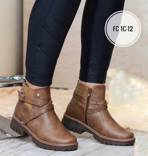 Hermosos Botín Casual Cuero Talla 35/40