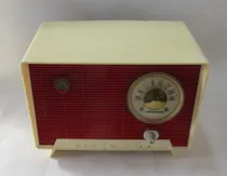 Comprar Antigua Radio Rca Victor Bicolor, Funciona Mal, Detalles