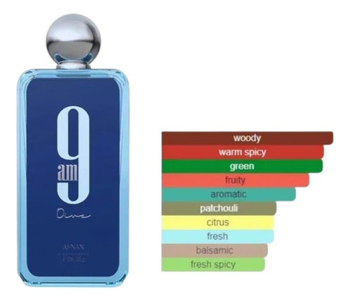 Afnan 9am Dive Eau De Parfum 100 Ml Unisex