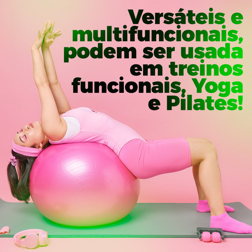 Kit 3 Bola Pilates Suíça Fisioterapia 45cm Ginastica Treino