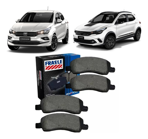 Kit Disco + Pastilha Freio Dianteira Pulse Cronos 1.3 2022..