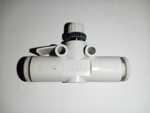 Regulador De Caudal En Linea Smc As2002f-06-j 6mm (2 Pzas)