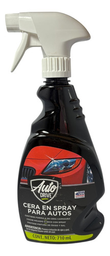Liquido Abrillantador En Spray Con Carnauba Auto Drive 710ml