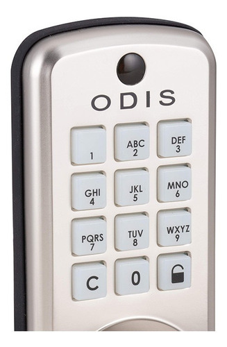 Fechadura digital Odis com alça 6600 - linha 6000