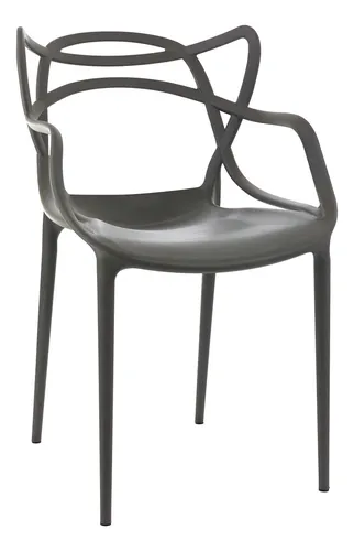 Silla de Comedor Allegra Color Gris X2 Unidades Garden Life