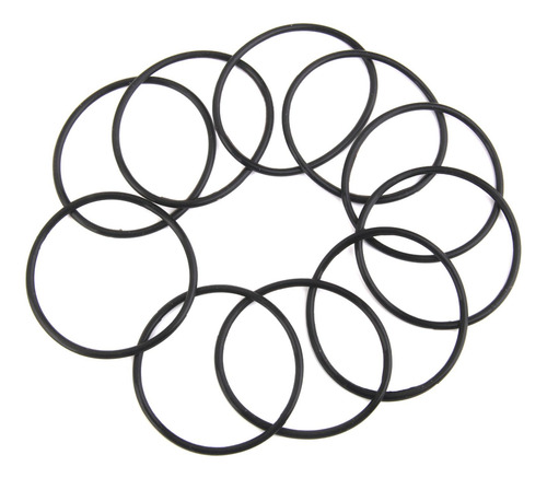 2x 10x Pulseras Negras De Silicona Pulseras Suaves Y