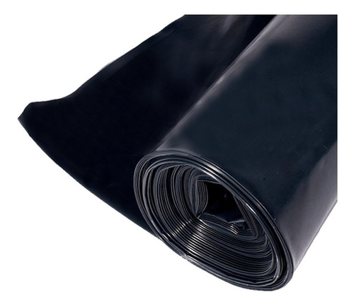 Imagen 2 de 3 de Film De Polietileno Negro 2m X 50m (200 Micrones)