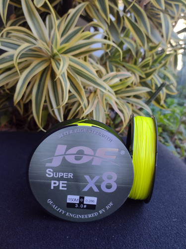 Linha Jof X8 High Strength 0.28 150mts Siliconada