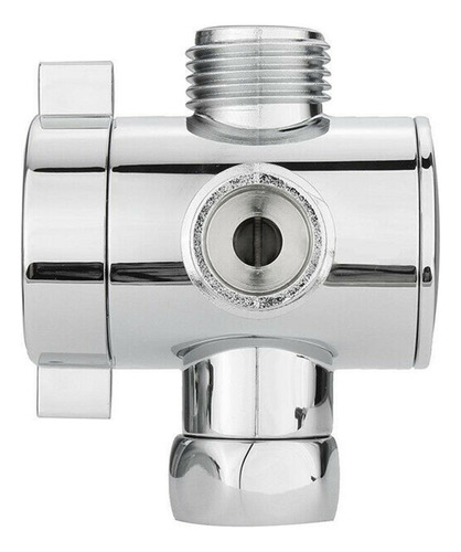 Brazo De Cabezal De Baño Con Adaptador En T De 3 Vías Con De