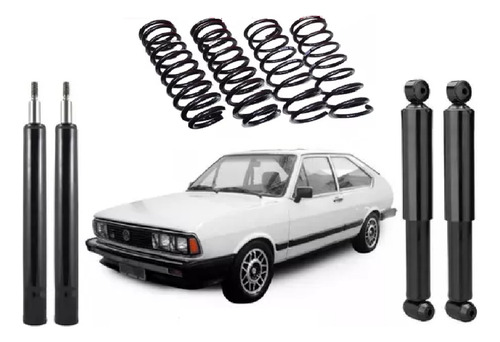 4 Amortecedor Passat 1978 - 1979 - 1980 - 19 81 + 4 Molas