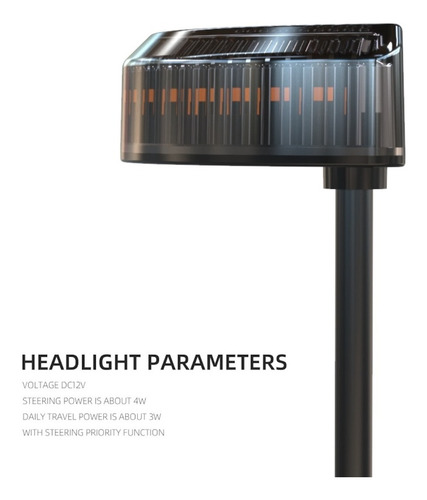 Imagen 10 de 10 de 2 Luces Auxiliares Led Moto Universales Direccionales Barras