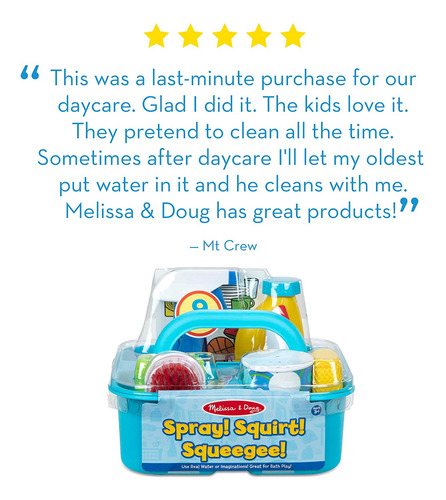 Set De Limpieza Pretend Play Melissa & Doug Spray Squirt