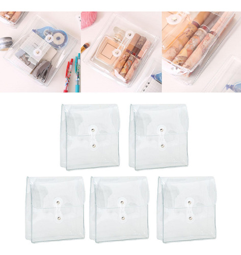 5pcs Organizador De Pegatinas Transparentes Organizador