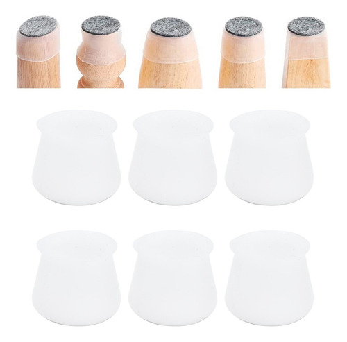 New Fieltro De Silicona Protector De Patas De Silla De 16