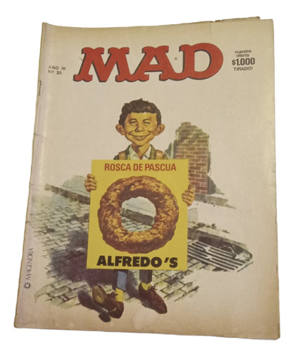 Revista Mad N° 25. Rosca De Pascua. Ed Magendra (Usado)