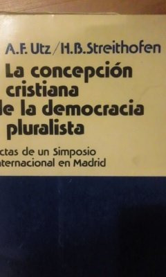 Libro Concepcion Cristiana De La Democracia Pluralista, La D