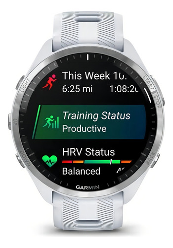Relógio Garmin Forerunner 965 Branco Branco/cinza
