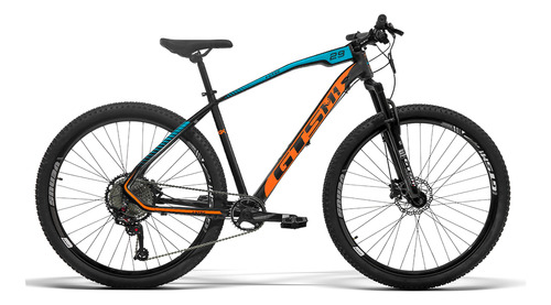 Bicicleta Aro 29 Gts Freio Hidráulico E Suspensão 1x12 Gx Cor Azul-laranja Tamanho Do Quadro 15