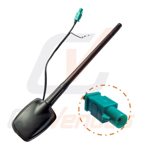 Imagem 1 de 2 de Antena Com Conector Fakra Externa Linha Gm Cobalt Prisma Joy