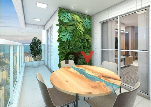Imagem 8 de 9 de Apartamento À Venda, 68 M² Por R$ 330.000,00 - Canto Do Forte - Praia Grande/sp - Ap1283