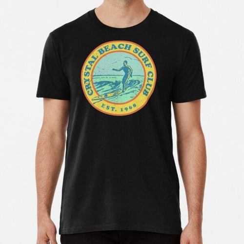 Remera Crystal Beach Surf Club Algodon Premium