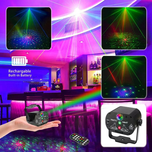 Kit Iluminação Festa Dj Balada Laser Giratória Jogo De Luzes