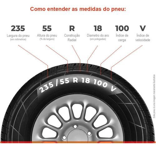 Pneu Pirelli Aro 18 235/55r18 100v Tl Scorpion Seal Inside