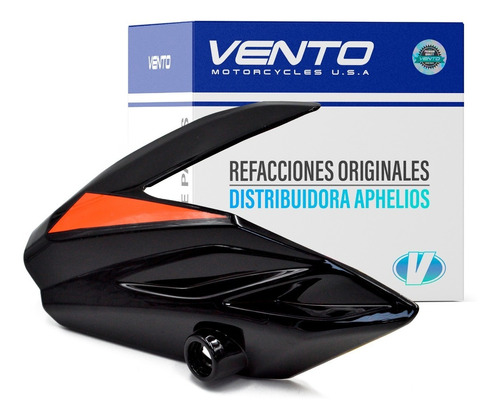 Cubierta Faro Derecha Negro Vento Original Moto Lithium 4.0