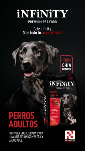 Alimento Premium Perros Adultos Infinity De 21 + 2 Gratis 